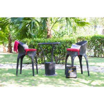 Meilleures ventes Tous les temps Wicker PE Rattan Bar Sets Outdoor Garden Furniture